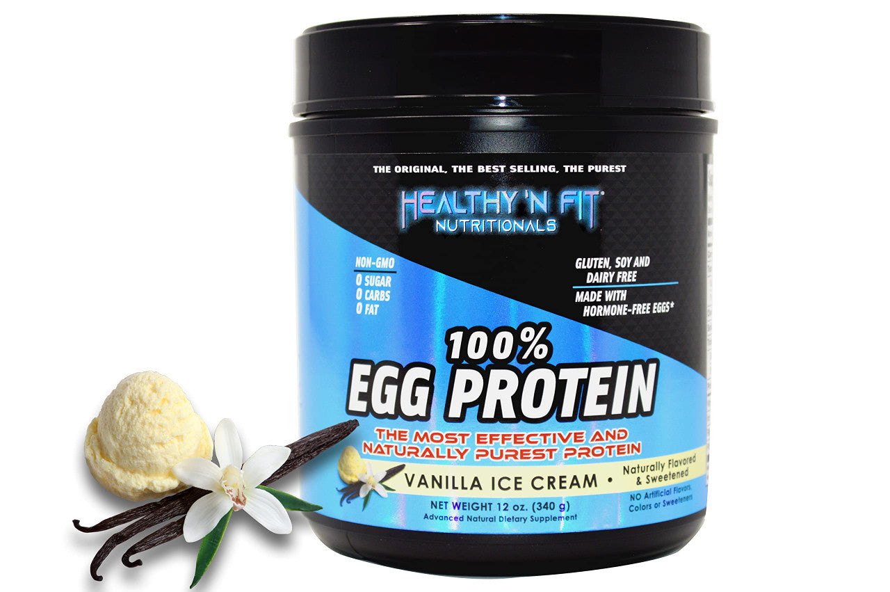 Healthy N Fit Egg Protein Vanilla Ice Cream, 12 Oz